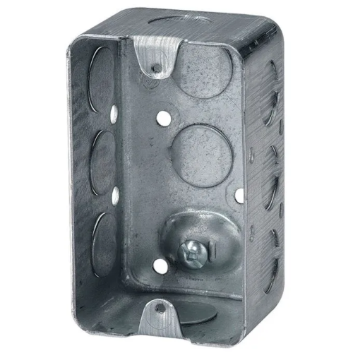Metal Box Rect 1/2"