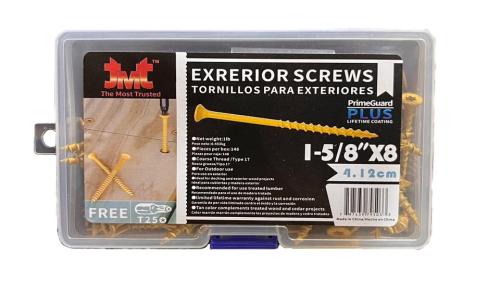 Exterior Screws 1 5/8" 1 lbs