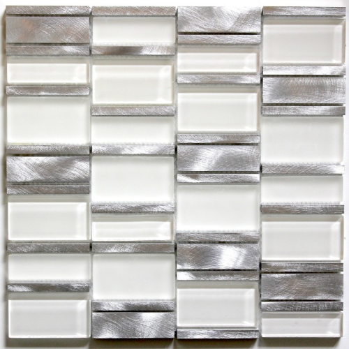 Tile 12"x12" Mosiac Glass, Alu