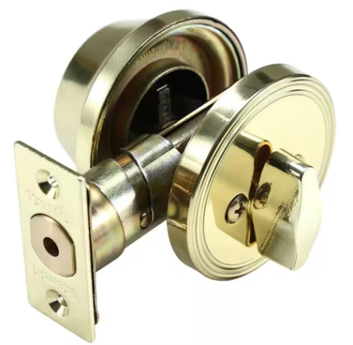 Deadbolt Single Cyl PB