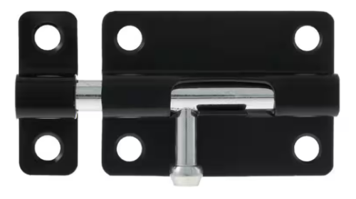 Barrel Bolt Black 3"