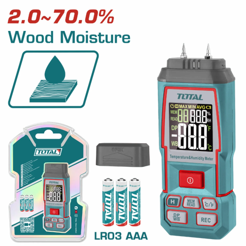 Wood Moisture Meter 2-70%