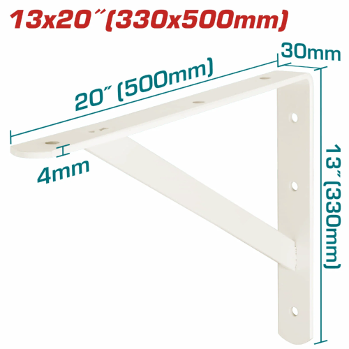Shelf Bracket 13"x20" Heavy Duty