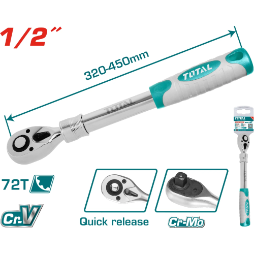 Ratchet Wrench 1/2" Adjustable