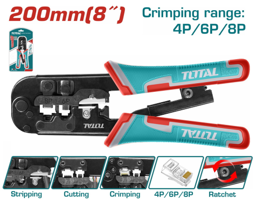Terminal Crimmping Plier 8"