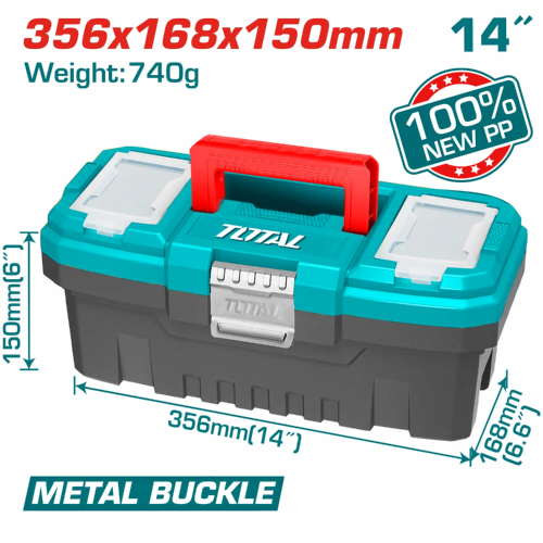 Plastic Toolbox 14"