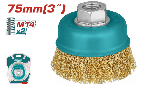 Wire Cup Brush Brass 3"