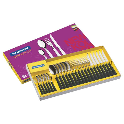 Cutlery Set 24pc Black