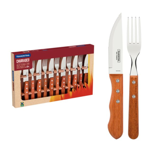 Barbecue Set Knife/Fork 12pc