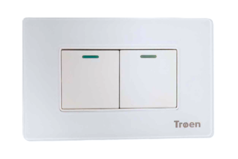 Double Switch White 3-Way
