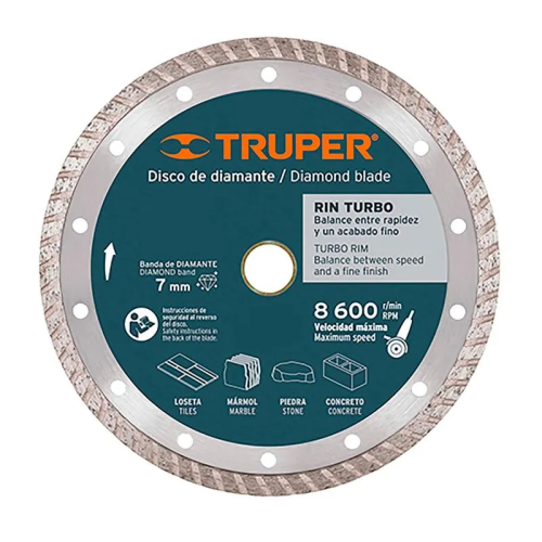 Saw Blade Diamond 4 1/2" Turbo