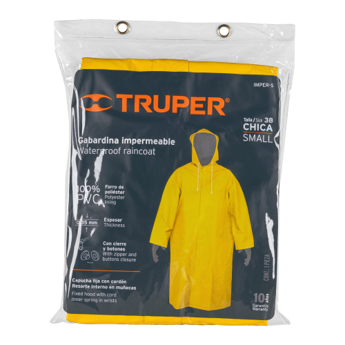 Rain Coat Small Yellow
