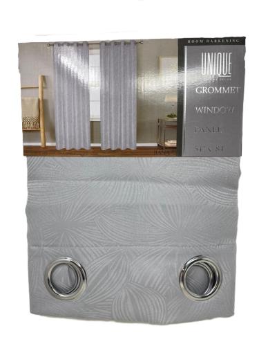 Grommet Curtain Silver 54"x 84"