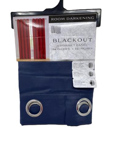 Blackout Curtain Red 54"x 84"