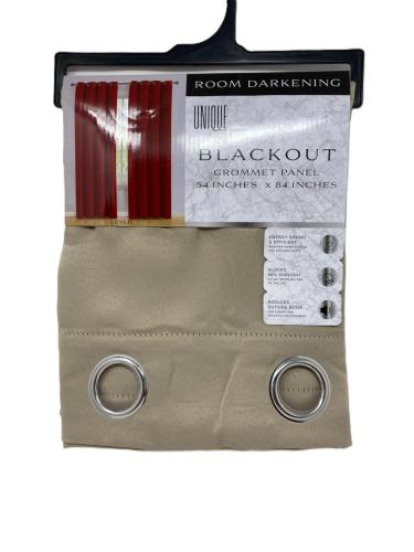 Blackout Curtain Taupe 54"x 84"