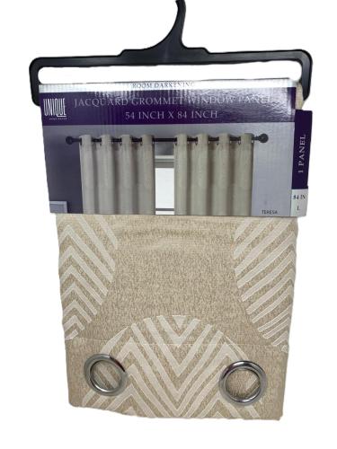 Blackout Curtain Beige 54"x 84"