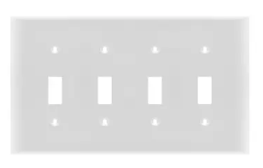 Wall Plate Switch 4Gang White