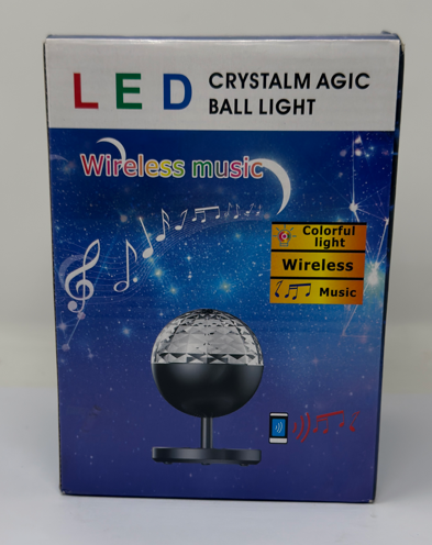 Speaker Bluetooth w/LED Magic Ball