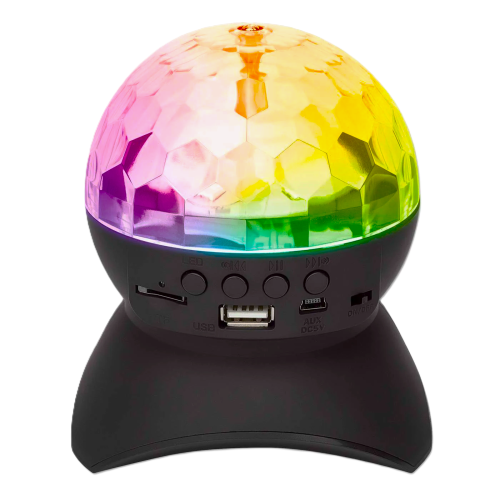 Speaker Bluetooth w/LED RGB Crystal Ball