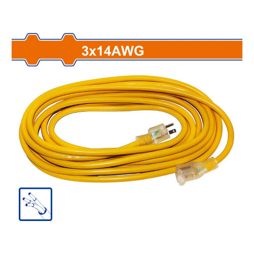 Extension Cord Yellow 30m/100'