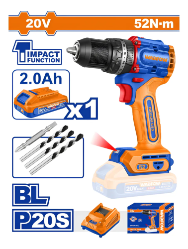 Cordless Hammer Drill 20v