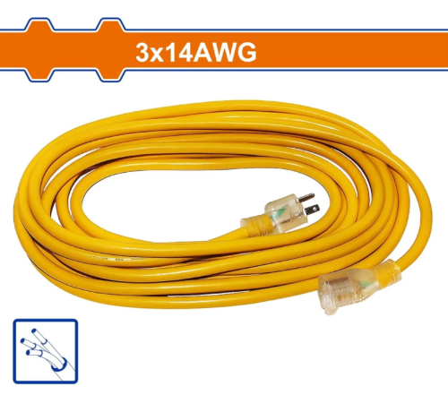 Extension Cord Yellow 10m/33'