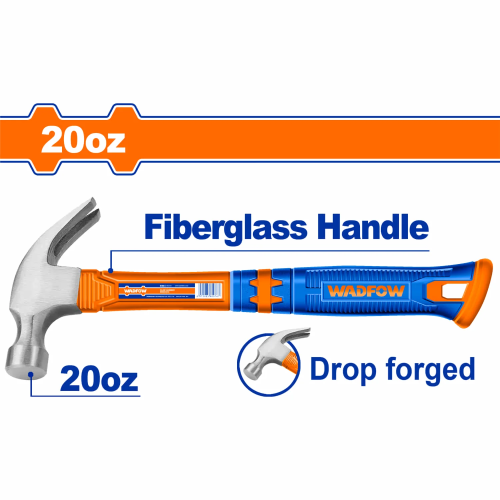 Claw Hammer Fiberglass 20Oz