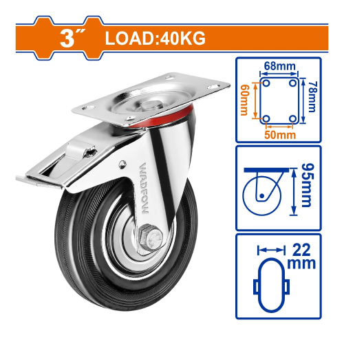 Medium Duty Caster Swivel 3"