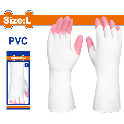 Gloves PVC Material L