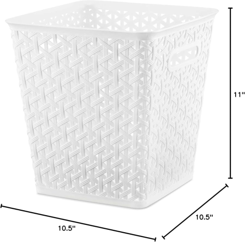Storage Cube Resin Form White