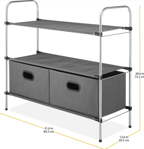 Closet Shelves w/Drawers