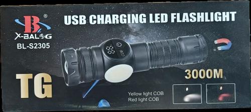 Flashlight S-Zoom 3000M 26650Mah