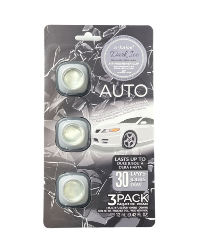 Air Freshener Black Ice 3pk