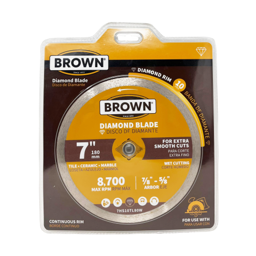 Blade 7" Diamond 180mm 7/8"-5/8"