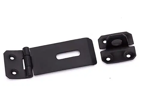 Hasp and Staple 5" Black