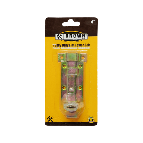 Door Bolt Flat HD 4"