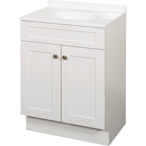 Vanity Shaker Top White 24"