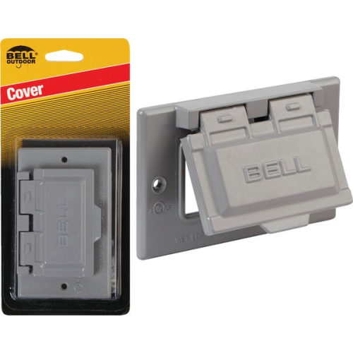 Outdoor Cover GFI Gray