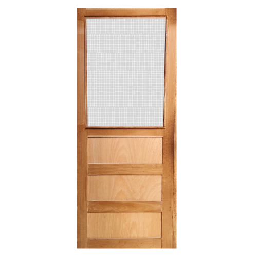 Mahog Half Screen Door 1in x 36in