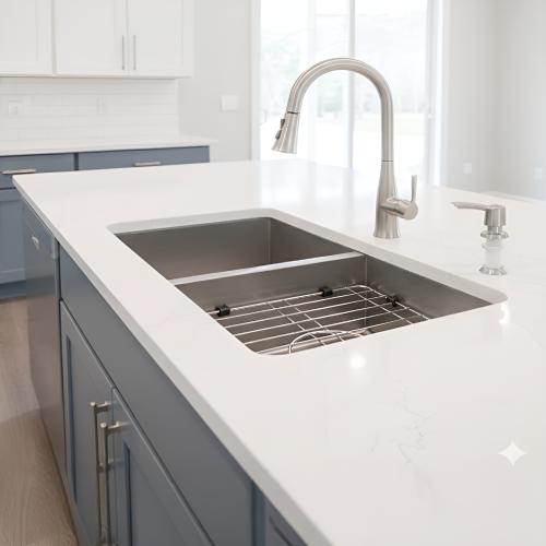 Undermount Kitchen Sink SS 31"x 18"x 9"