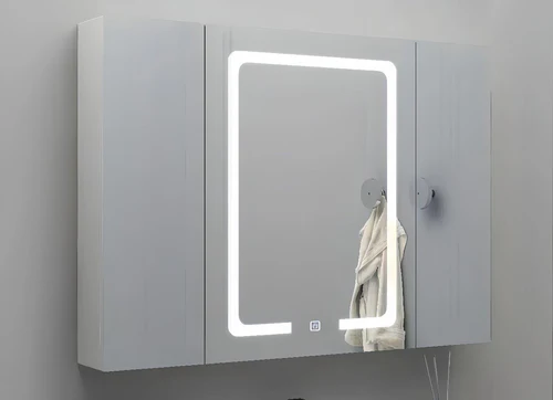 Mirror LED Cabinet W/Touch 40x5"