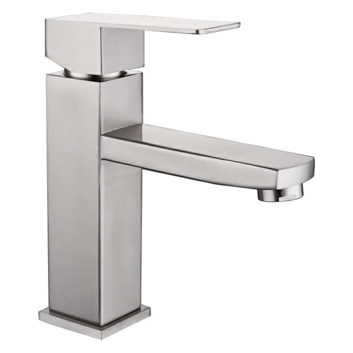 Basin Single Faucet Satin Finish