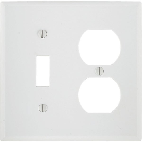 Plate, Comb. Switch/Outlet White