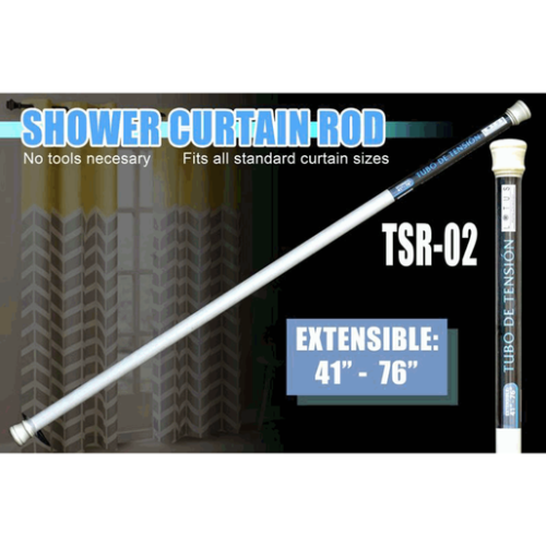 Metal Shower Rods 41" - 76"