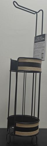Toilet Paper Holder Black