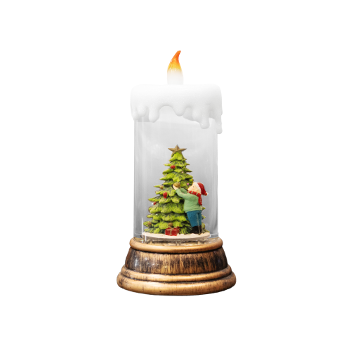 Water Lantern Christmas Candle