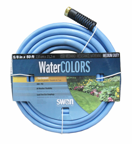 Hose Garden 5/8"x50' Light Blue