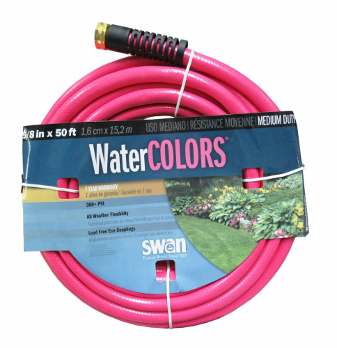 Hose Garden 5/8"x50' Pink
