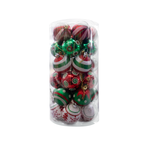 Christmas Balls 30pc Assorted