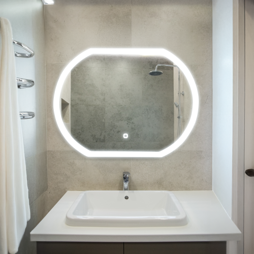 LED Mirror Pure White 31" 1/2"X24"